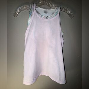 Athleta Girl abstract print activewear Tank Girls M 8-10